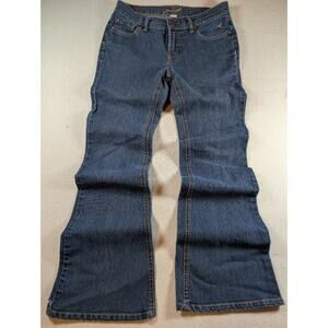 Grane Jeans Womens 3 Juniors Low Rise Bootcut Flare Leg Blue Denim